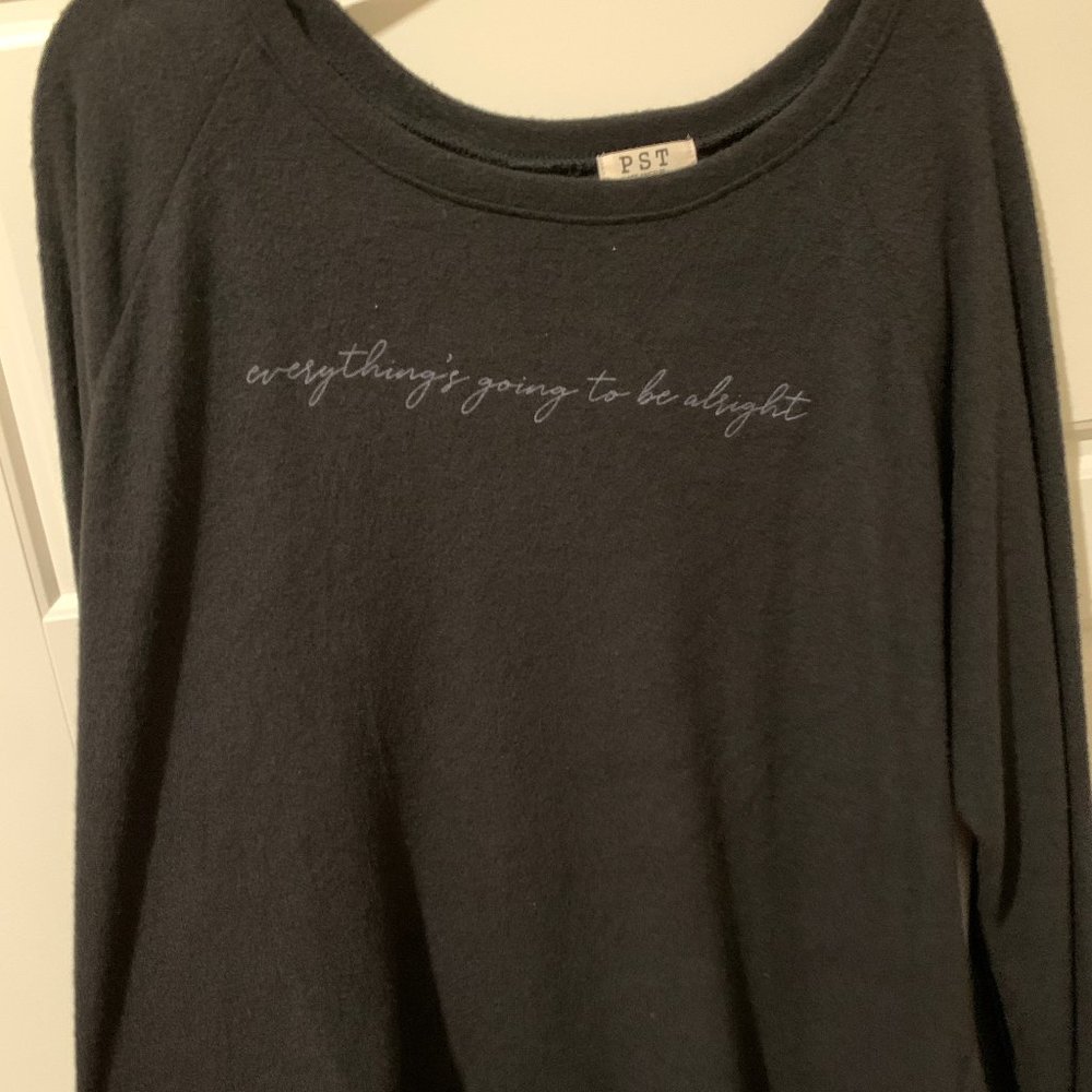 Project Social T "Everything's Going to be Alright" Sweatshirt - NWT! Size L